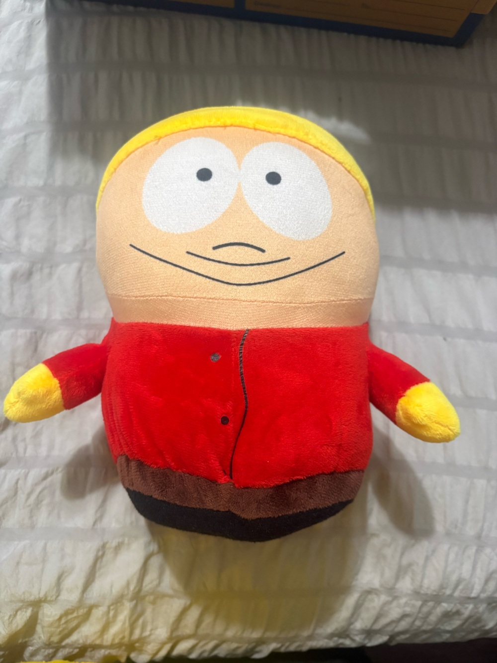 Plush Cartoon Character Soft Toy - Red and Yellow